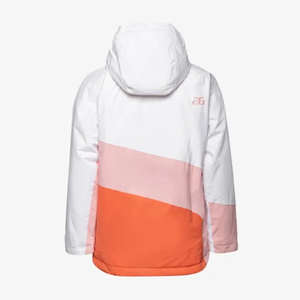 NEW‎ Arctix Girls Frost Colorblock Insulated Winter Parka Jacket White (XS)